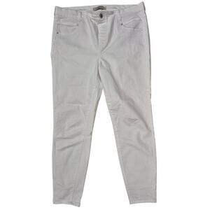 Liverpool Los Angeles Ankle Skinny Jeans White Sz 14/32 NWO